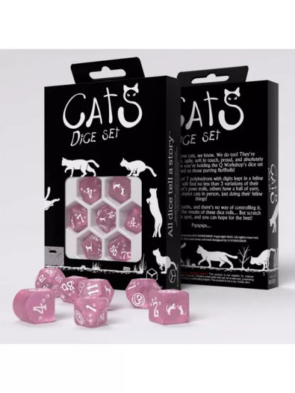 Q workshop Cats Dice Set Daisy