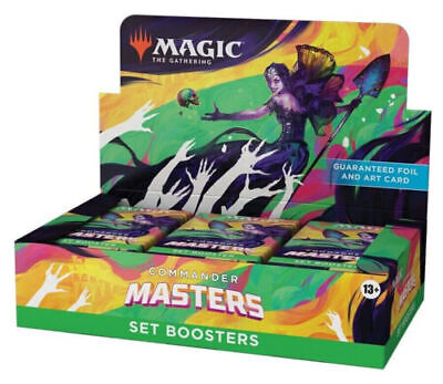 Magic The Gathering Commander Masters Set Booster Box Display (24 Boosters) Inglês