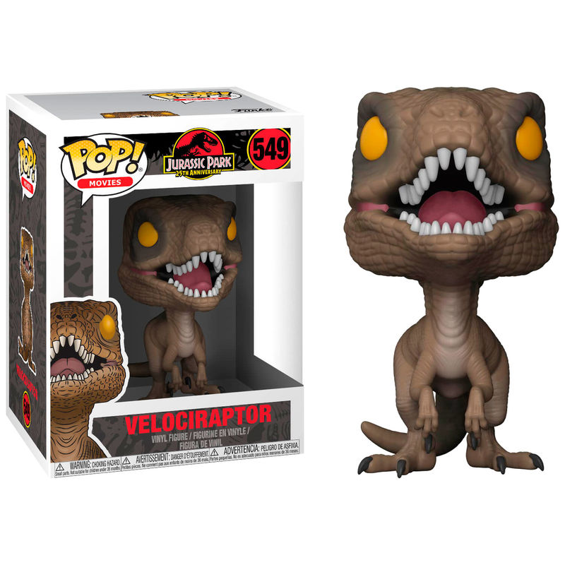 Funko POP! Movies Jurassic Park 25th Anniversary Velociraptor #549