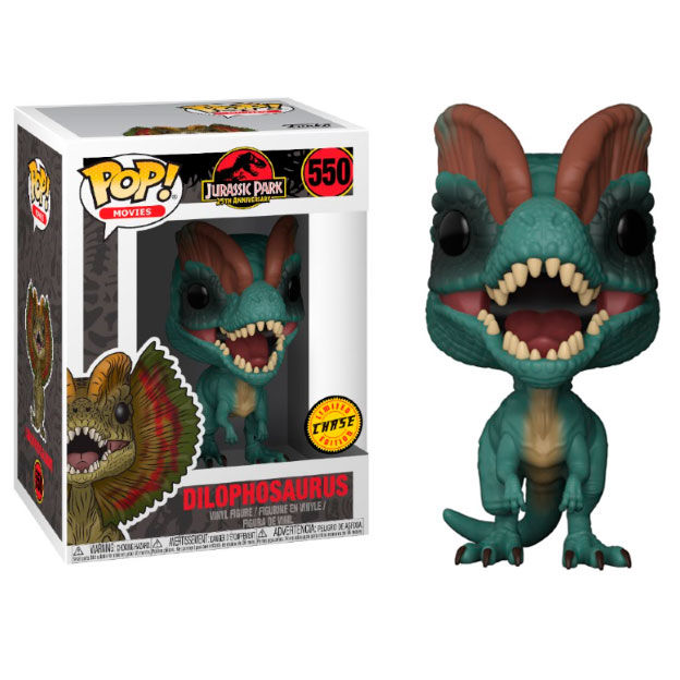 Funko POP! Movies Jurassic World 25th Anniversary Dilophosaurus #550 CHASE