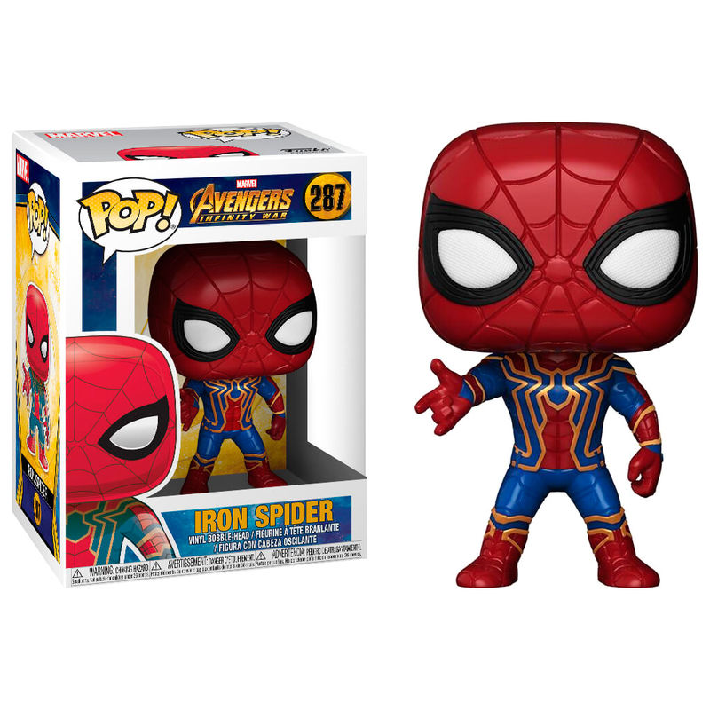 ¡Funko Pop! Marvel Vengadores Infinity War Araña de Hierro #287