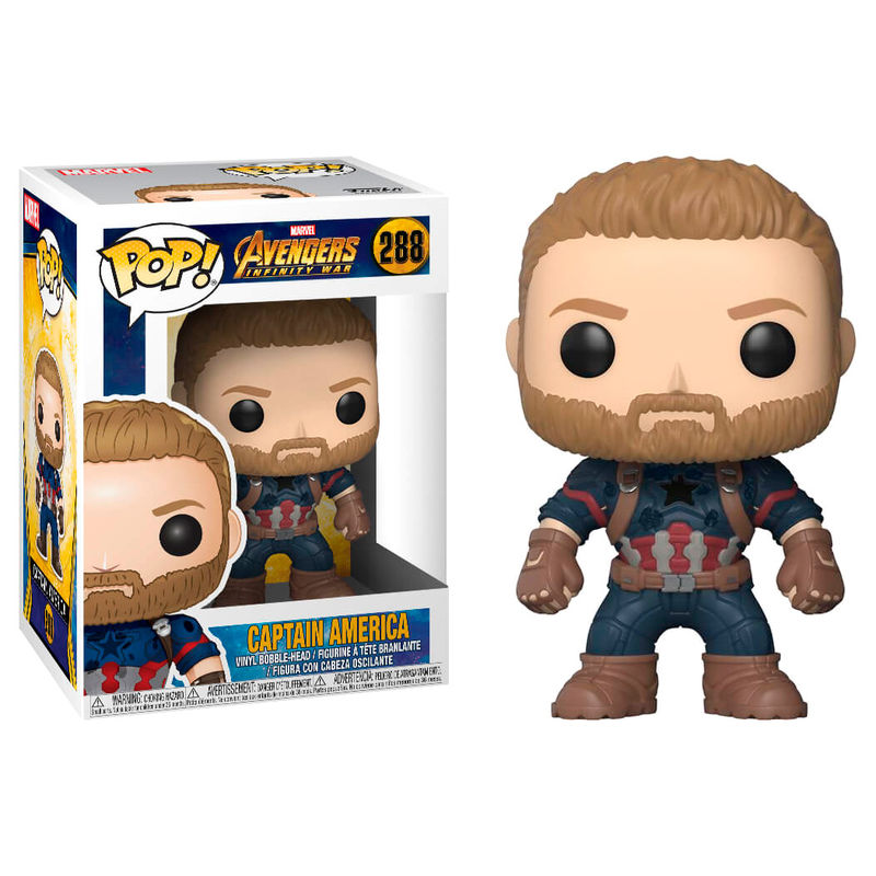 ¡Funko Pop! Marvel Vengadores Infinity War Capitán América #288