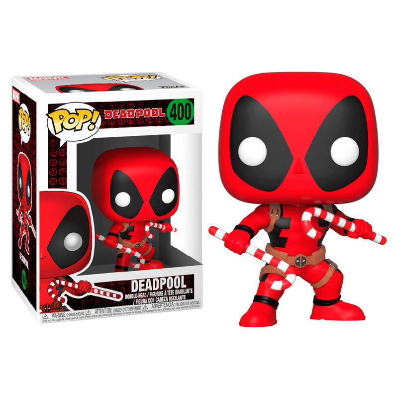 Funko Pop! Marvel Deadpool with Candy Canes #400