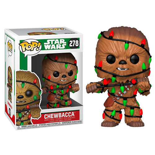 Funko POP! Movies Star Wars Holiday Chewie with Lights #278