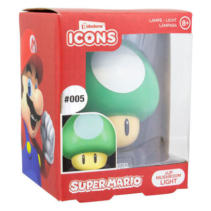 Paladone Mini Candeeiro 1Up Icon Nintendo