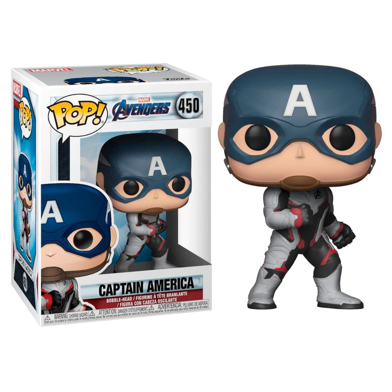 ¡Funko Pop! Marvel Vengadores Endgame Capitán América #450