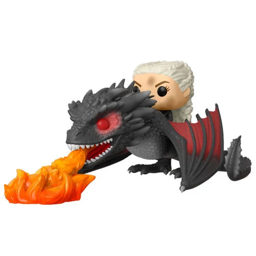 Funko POP! Rides Television Juego de Tronos Daenerys y Fiery Drogon #68