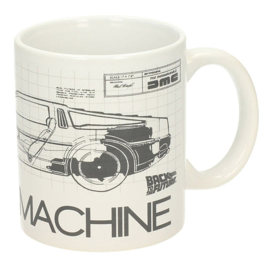SD Toys Caneca Back to the Future Time Machine