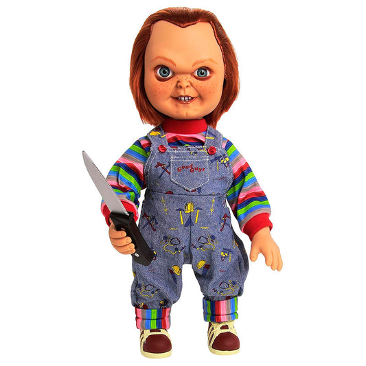 Mezco Toyz Figura Childs Play Chucky doll with sound 38cm