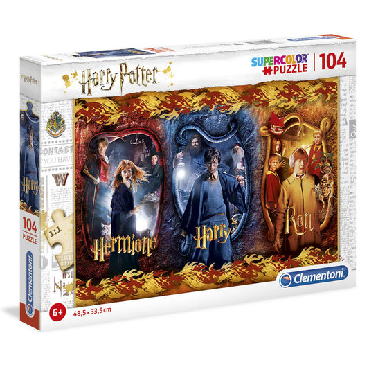 Clementoni Puzzle Harry, Ron e Hermione Harry Potter 104peças