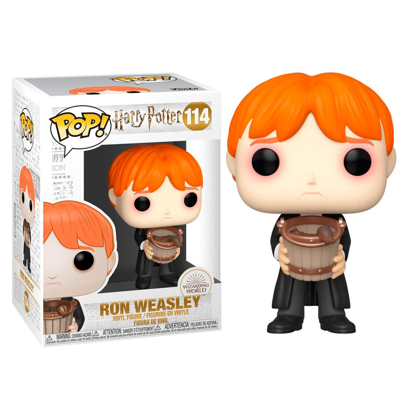 Funko POP! Movies Harry Potter Ron Puking Slugs with Bucket #114