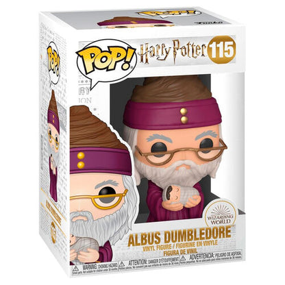 ¡Funko POP! Películas Harry Potter Dumbledore con el bebé Harry #115