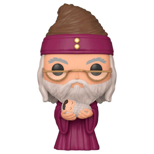 ¡Funko POP! Películas Harry Potter Dumbledore con el bebé Harry #115