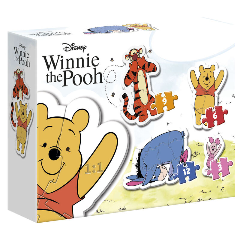 Clementoni Puzzle My First Puzzle Winnie the Pooh Disney 3-6-9-12 peças