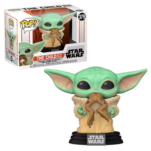 Funko POP! Television Star Wars Mandalorian The Child with Frog #379