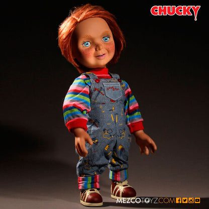 Mezco Toyz Figura Good Guys Chucky Talking articulated figure 38cm