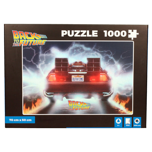 SD Toys Puzzle Back to the Future Delorean Out a Time 1000pc
