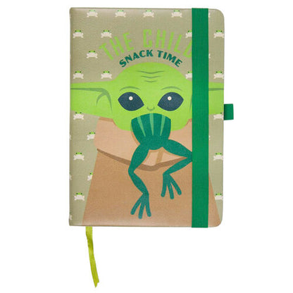 Cerdá Caderno Stars Wars The Mandalorian Yoda Child A5 faux-leather notebook