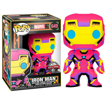 Funko Pop! Marvel Iron Man Black Light Exclusive #649