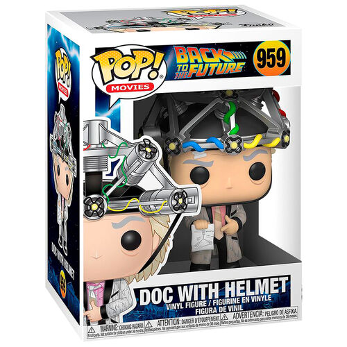 Funko POP! Movies Back To The Future Doc With Helmet #959