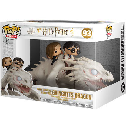 Funko POP! Movies Harry Potter Gringotts Dragon with Harry, Ron and Hermione #93