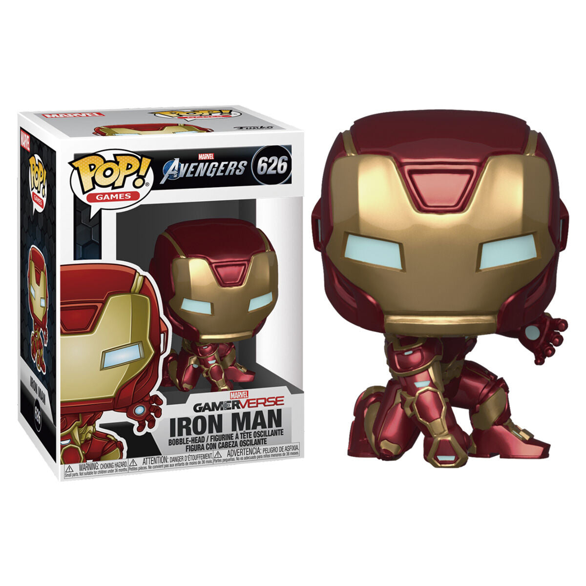 Funko Pop! Marvel Avengers Game Iron Man Stark Tech Suit #626