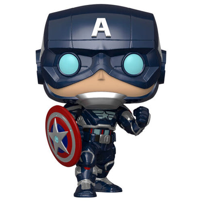 Funko Pop! Marvel Avengers Game Captain America Stark Tech Suit #627