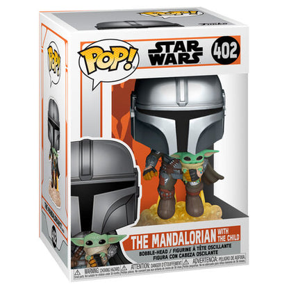 Funko POP! Television Star Wars The Mandalorian Mando Flying with Jet Pack #402