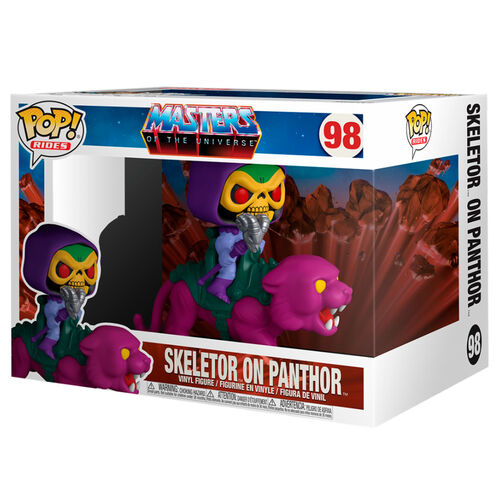 Funko Pop!  Masters of the Universe Skeletor on Panthor #98