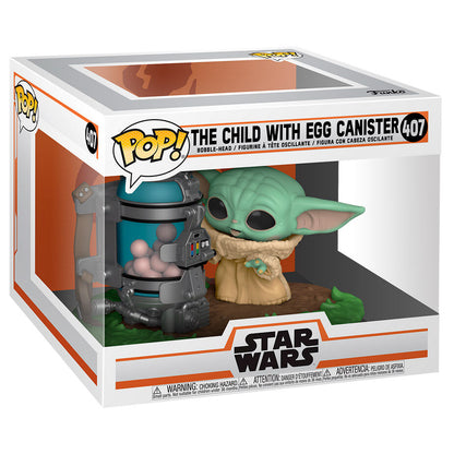 Funko POP! Television Star Wars The Mandalorian Child with Canister #407