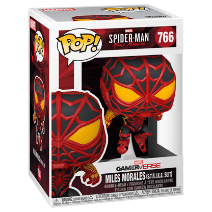 Funko Pop! Marvel Spiderman Miles Morales S.T.R.I.K.E. Suit #766