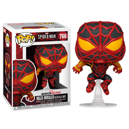 Funko Pop! Marvel Spiderman Miles Morales S.T.R.I.K.E. Suit #766