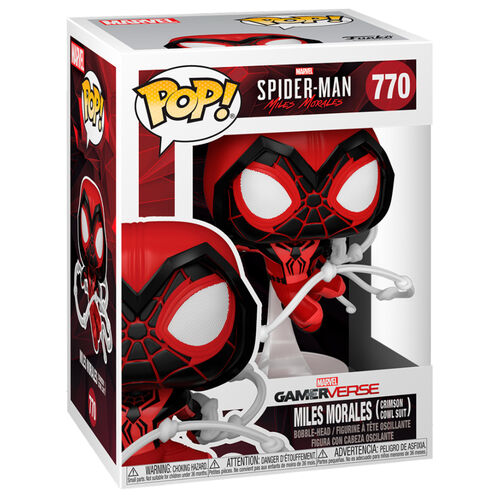 Funko Pop! Games Marvel Spider-Man Miles Morales Crimson Cowl Suit #770