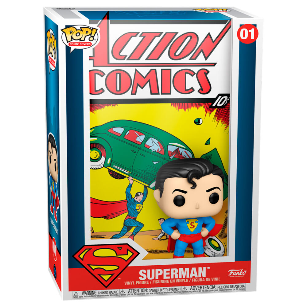 Funko Pop! Comic Cover DC Superman Action Comic #01