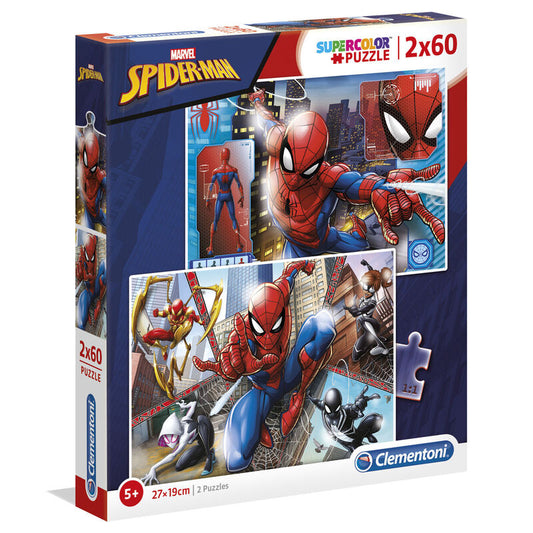 Clementoni Puzzle Spiderman Marvel 2x60peças