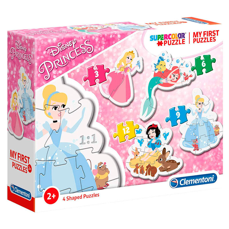 Clementoni Puzzle My First Puzzle Princesas Disney 3-6-9-12 peças