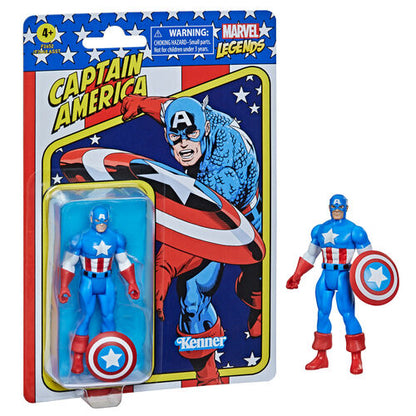 Hasbro Figura Marvel Captain America retro figure 9,5cm