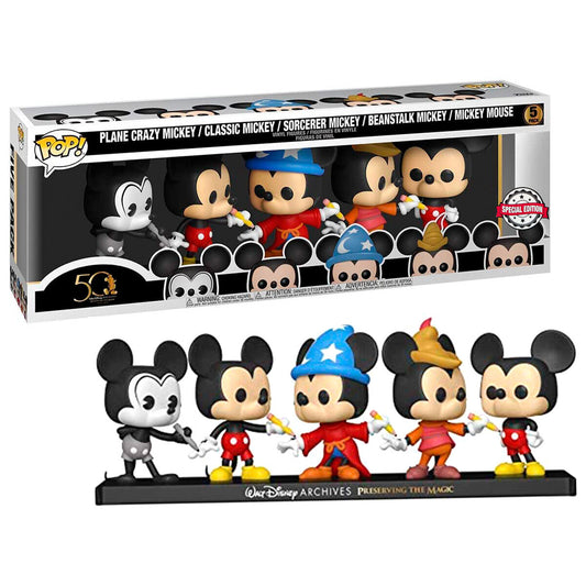 Funko Pop! Disney Archives Mickey Exclusive 5 Pack