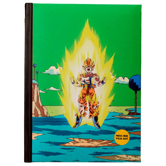 SD Toys Caderno A5 Namek Final Battle Dragon Ball Z com luz