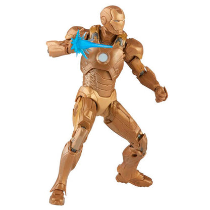 Hasbro Figura Marvel The Infinity Saga Iron Man 3 Happy Hogan and Iron Man Mark XXI set 2 figures 15cm