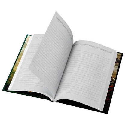 SD Toys Caderno A5 The Lord of the Rings One Ring To Rule Them All com luz