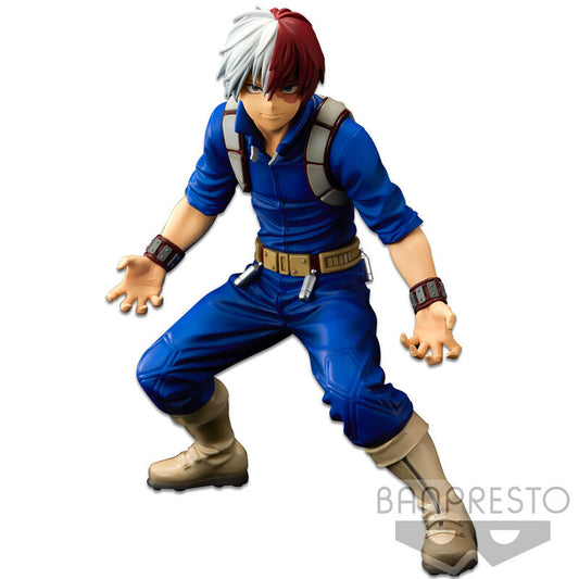 Banpresto Figura The Shoto Todoroki The Brush Banpresto World figure Colosseum Super Master Stars Piece My Hero Academia 21cm