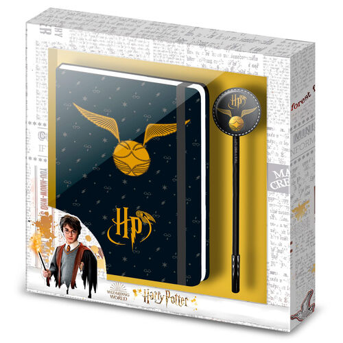 KaracterMania Caderno + Caneta Harry Potter Wings set diary + pen