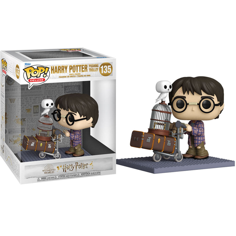 Funko POP! Movies Harry Potter Anniversary Harry Pushing Trolley #135