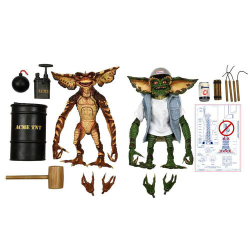 Neca Figura Gremlins 2 Ultimate Demolition Gremlins set figures 15cm