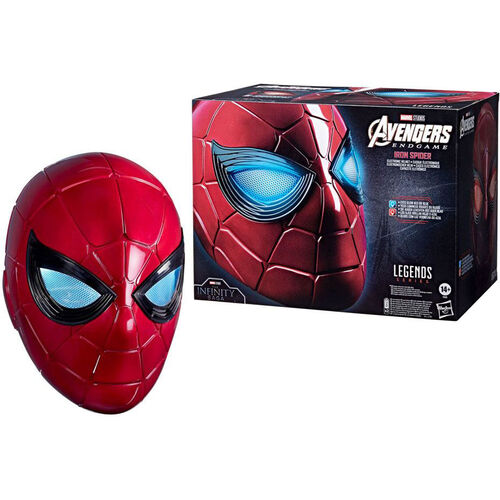 Hasbro Capacete Marvel Legends Avengers Spiderman Iron Spider helmet replica