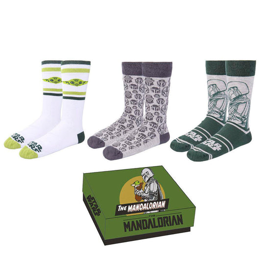 Cerdá Set of 3 Pairs of Mandalorian Star Wars Socks