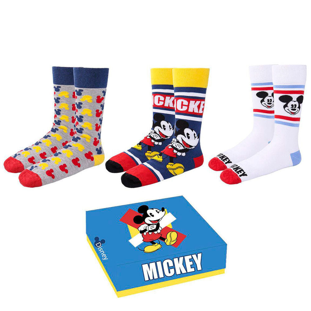 Cerdá Set of 3 Pairs of Mickey Disney Socks