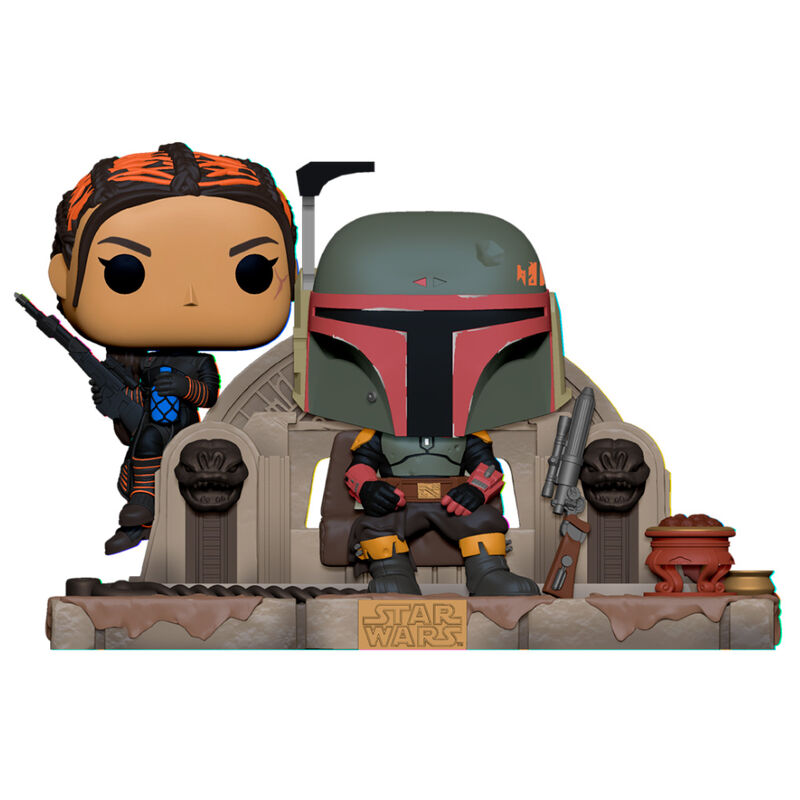 Funko POP! Television Star Wars Mandalorian Boba Fett and Fennec Shand #486