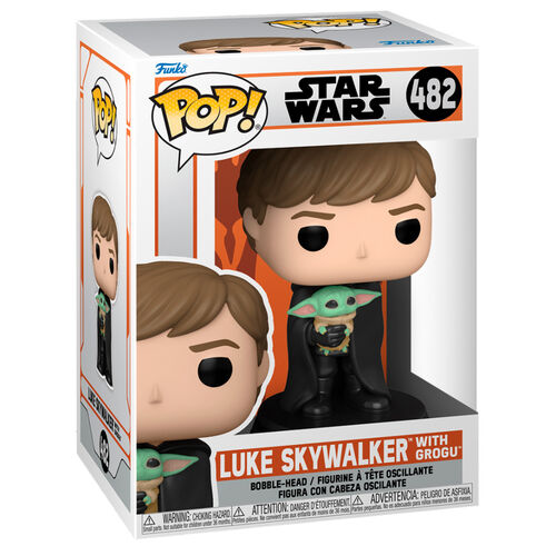 ¡Funko POP! Televisión Star Wars Mandalorian Luke con Niño #482